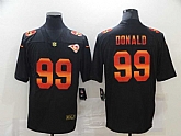 Nike Rams 99 Aaron Donald Black Colorful Fashion Limited Jersey,baseball caps,new era cap wholesale,wholesale hats
